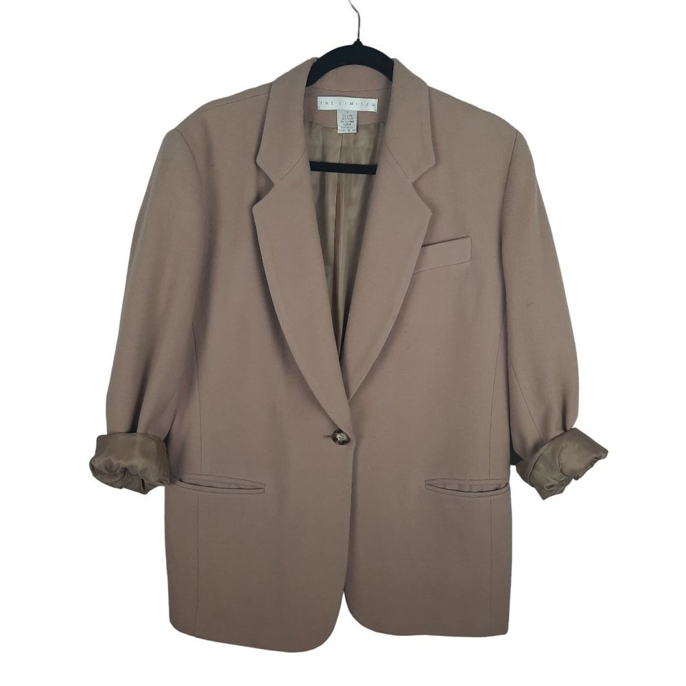 Vintage The Limited Wool Cashmere Blazer Jacket - Picture 2 of 13